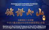 WOIPFG's Report on the Crime of Live Organ Harvesting in China -- Table of Content